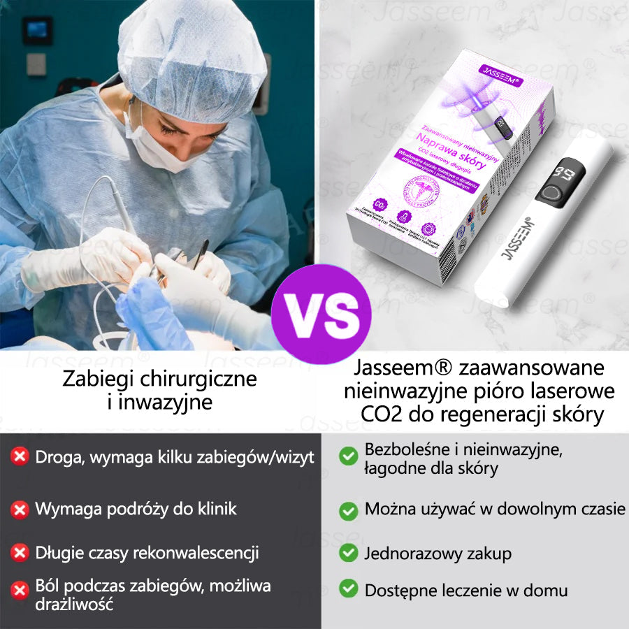 💎𝐉𝐚𝐬𝐬𝐞𝐞𝐦® Zaawansowany nieinwazyjny laser CO₂ do naprawy skóry 🎉 (Delikatnie usuwa brodawki, znamiona, plamy starcze i narośla skórne – bez bólu, bez zamieszania!)