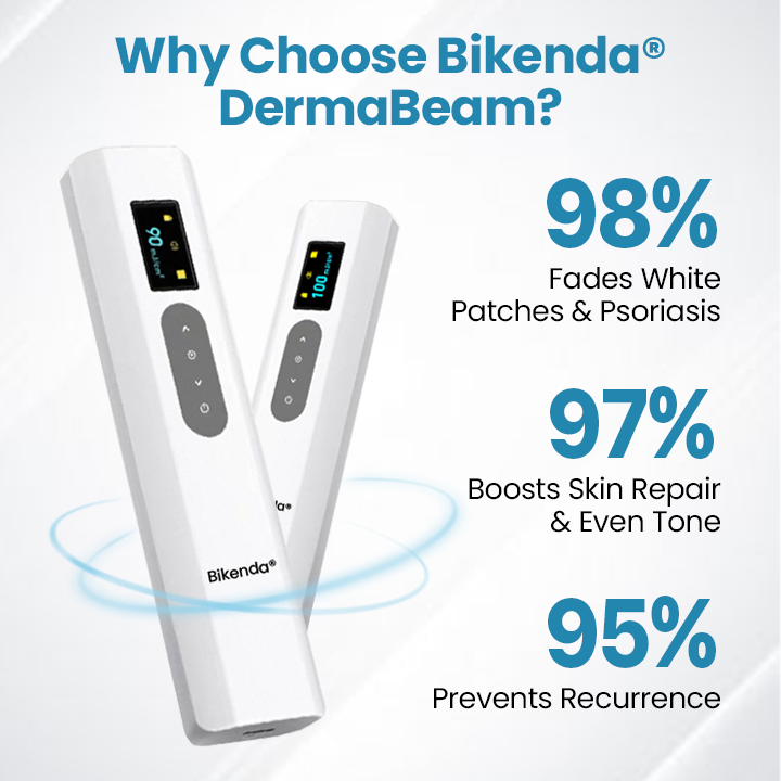 Bikenda® DermaBeam Vitiligo Therapy Device ✅3-5 Second Vitiligo Treatment, Visible Results in Just 2 Weeks
