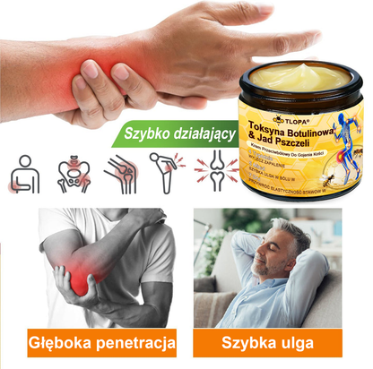💎TLOPA® Toksyna botulinowa i jad pszczeli Balsam Łagodzący Ból i Leczenie Kości🐝🌿 (Polecane dla seniorów przez ortopedów)🦴