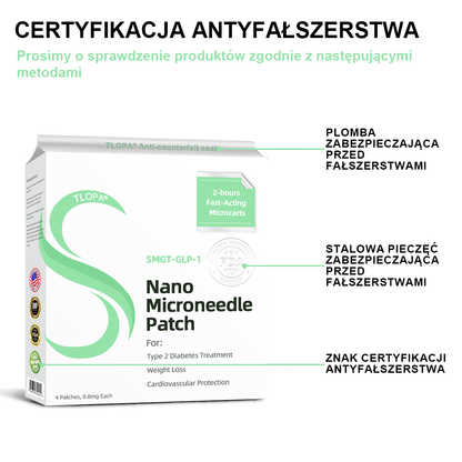 [Zobacz wyniki w 7 dni]💎TLOPA® SMGT-GLP-1 Nano Igłowy Plaster (Bezbolesny, długotrwały, wspomaga leczenie cukrzycy, otyłości i chorób sercowo-naczyniowych)