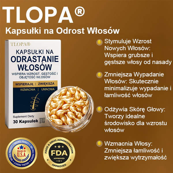 TLOPA® Kapsułki na porost włosów💎