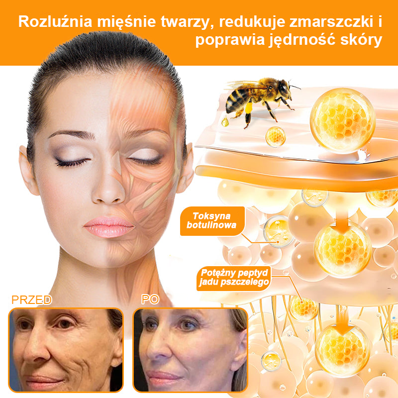 VLSVLS® Krem z jadem pszczelim do regeneracji skóry (👨‍⚕‍ odpowiedni dla wszystkich grup wiekowych, polecany przez AAD) ✅